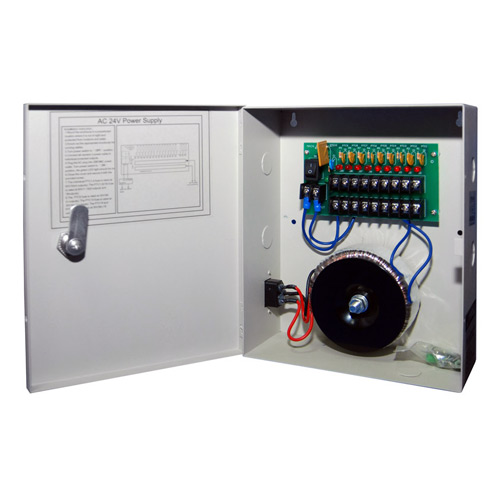 120W 5A 9CH DC24V Output Switch Mode CCTV Distribution Box Portable Power Supply For IR Camera Monitoring Equipment LED Tape Lights 120W 5A 9CH DC24V Output Switch Mode CCTV Distribution Box Portable Power Supply For IR Camera Monitoring Equipment LED Tape Lights